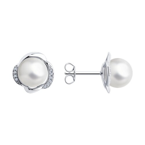 Серьги из серебра 92022900-91