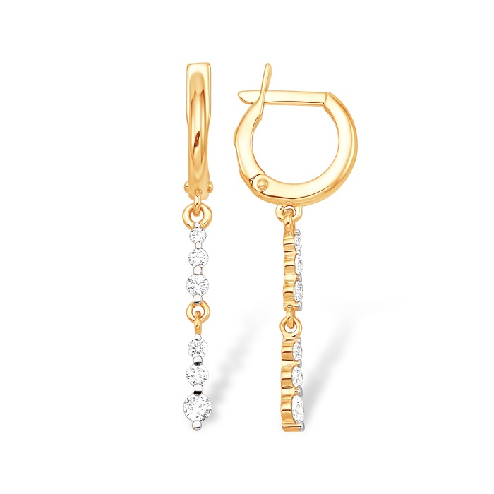 Серьги из золота С13218359