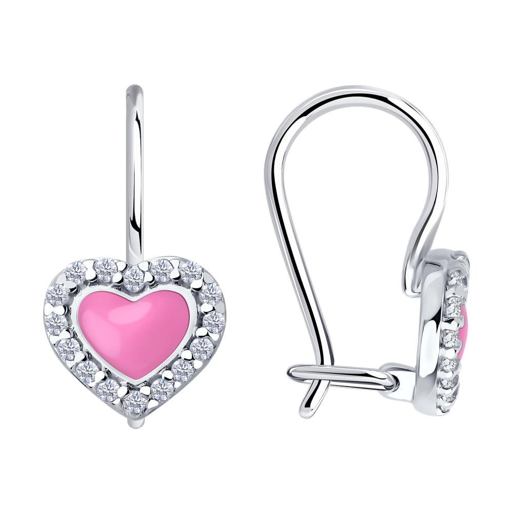 Серьги из серебра 94-120-02202-1