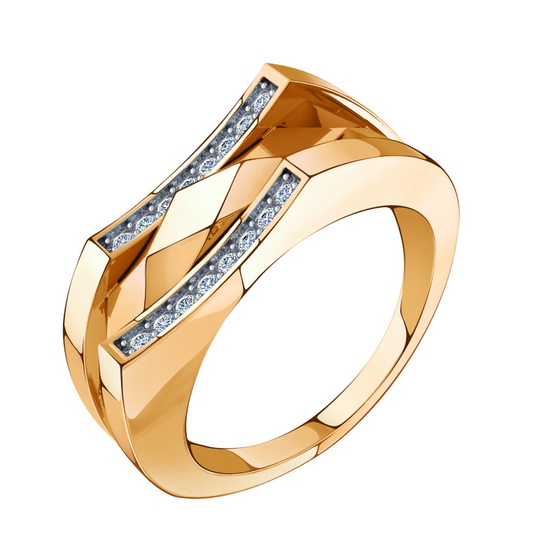 Кольцо из золота 08-118339