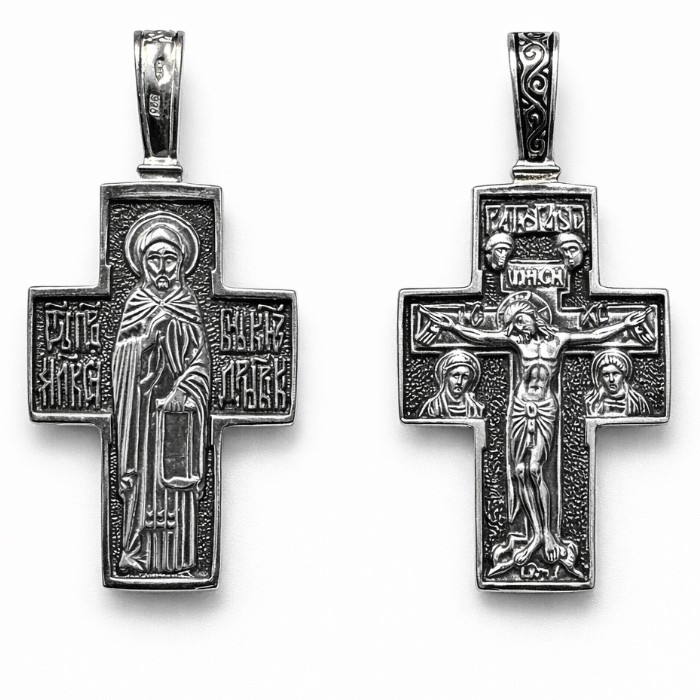 Крест из серебра 473-3493