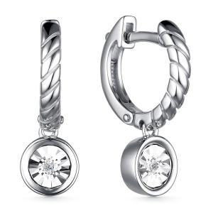 Серьги из серебра 02-3947/000Б-00