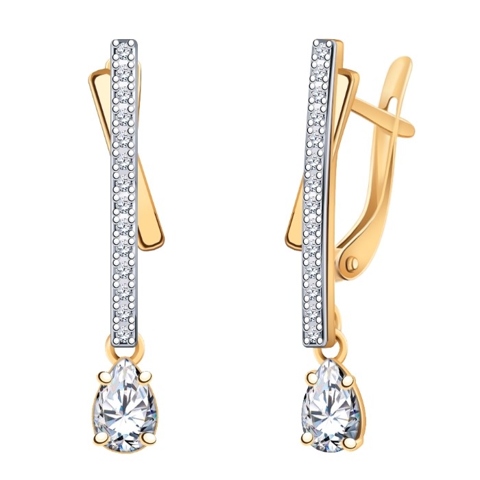 Серьги из золота 22134