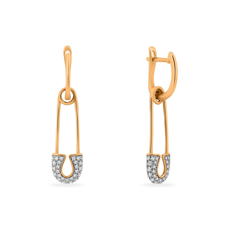Серьги из золота 01-216146