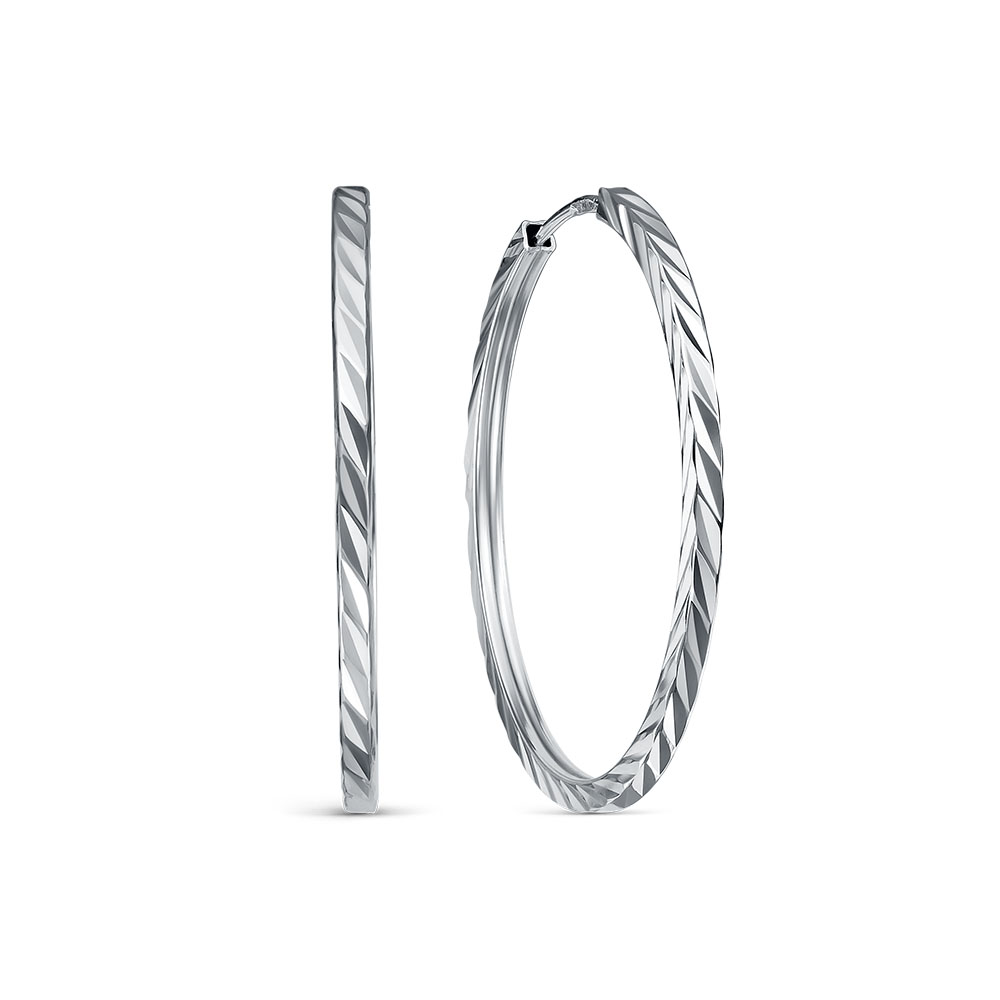 Серьги из серебра с020035-4