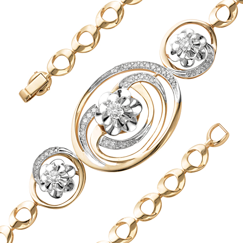 Браслет из золота 10-259