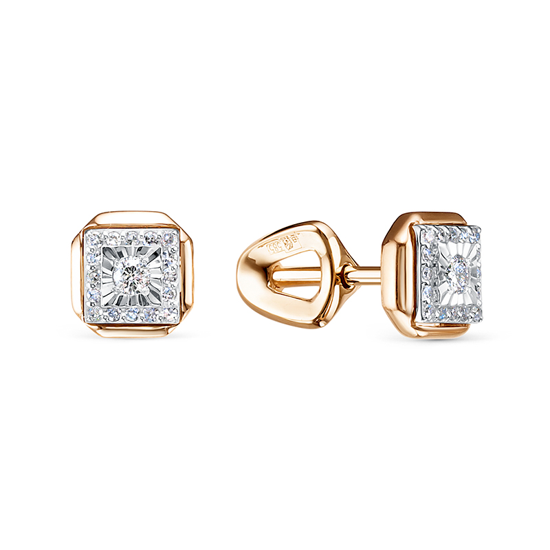 Серьги из золота БР152558
