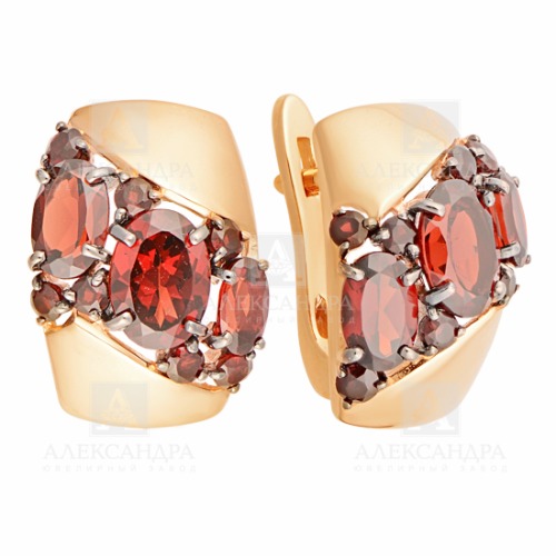 Серьги из золота кл2687а-12