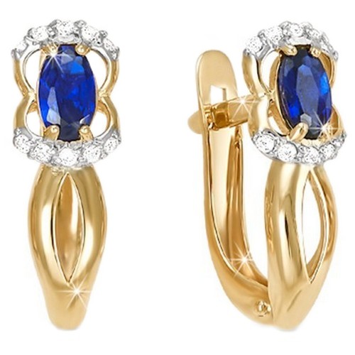 Серьги из золота БР220025