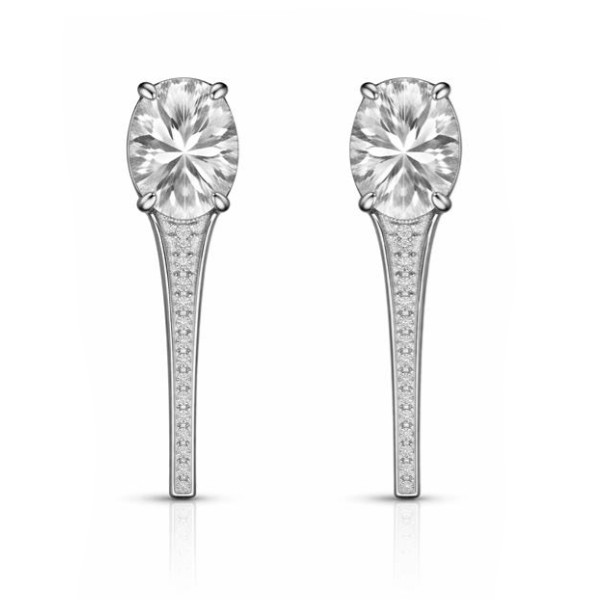 Серьги из серебра 23-511