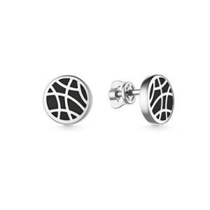 Серьги из серебра 02-3160/0ЭМ3-00