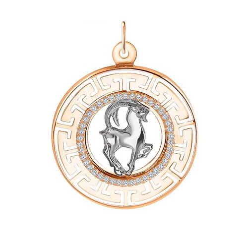 Подвеска из золота КрБВП/коз/Ф