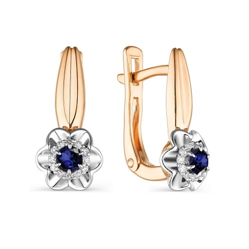 Серьги из золота 21980-102