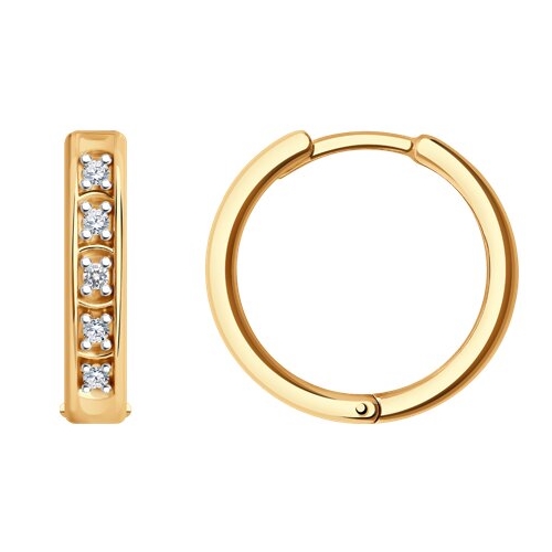 Серьги из серебра 93-120-01605-1