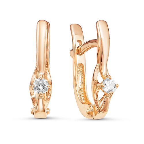 Серьги из золота 02-2389