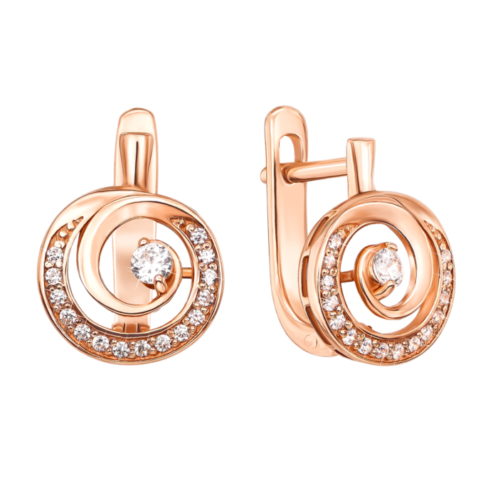 Серьги из золота е42007