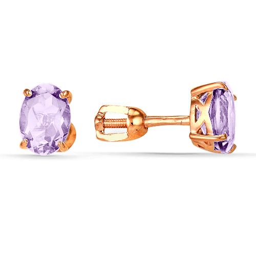 Пусеты из золота 9180701