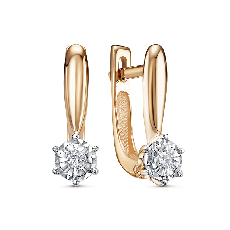 Серьги из золота БР122696