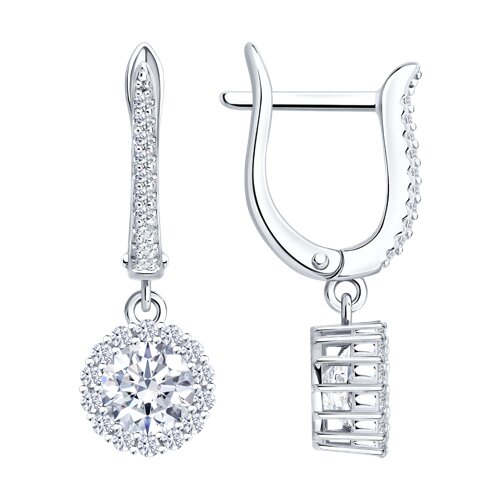 Серьги из серебра 94026340-91