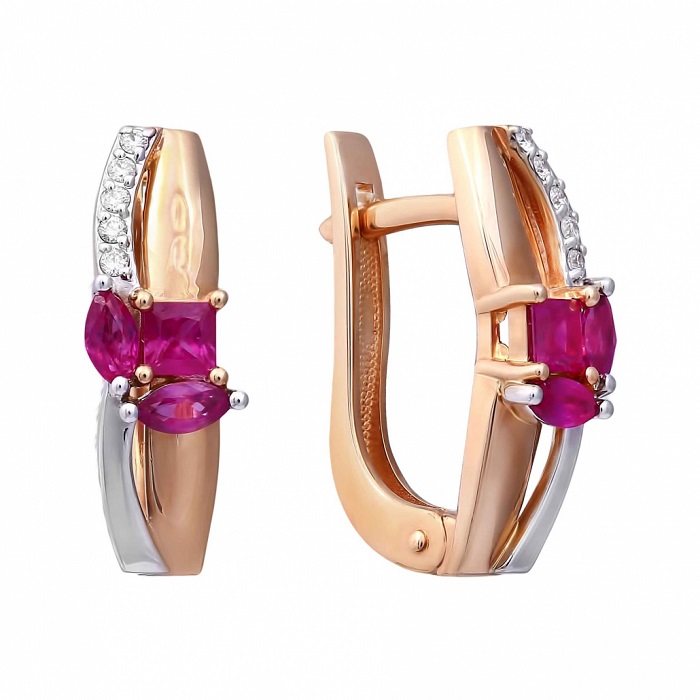 Серьги из золота 02-3141/3