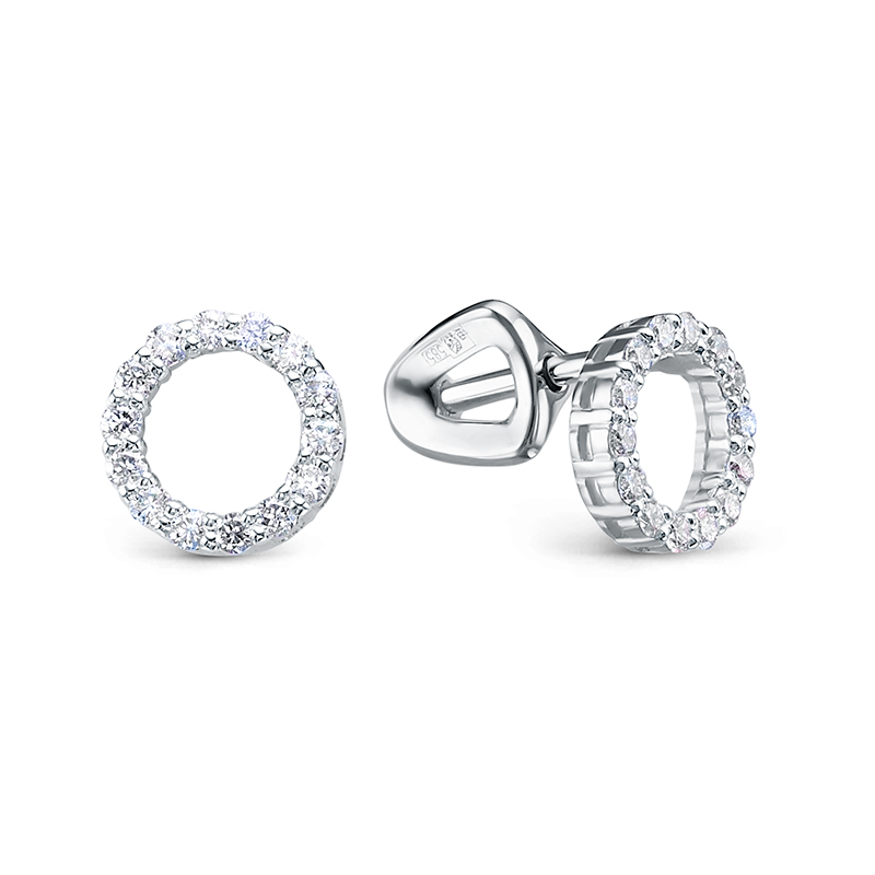 Серьги из золота БР152480б