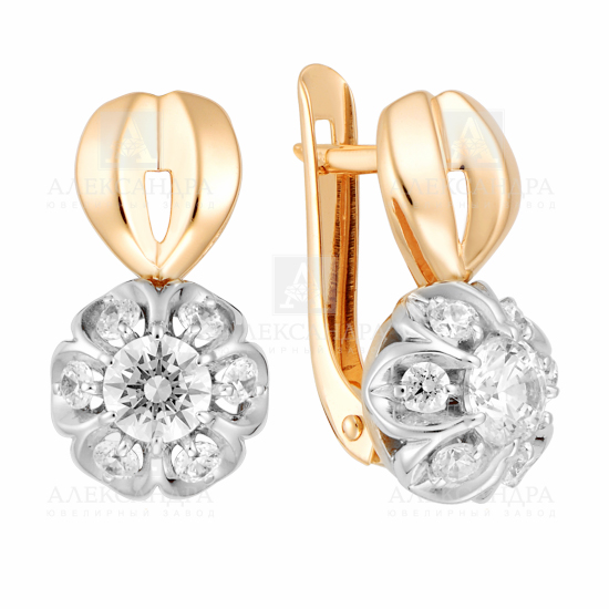 Серьги из золота кл2986а-62