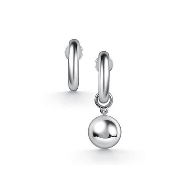 Серьги из серебра 02-5077/0000-00