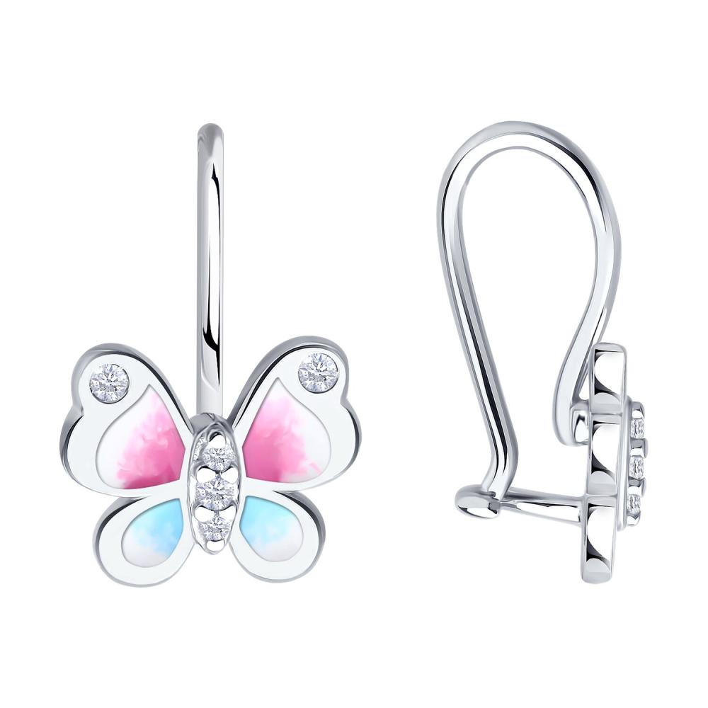 Серьги из серебра 94-120-02185-1