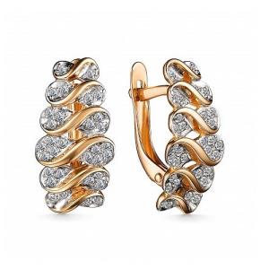 Серьги из золота 24496-100