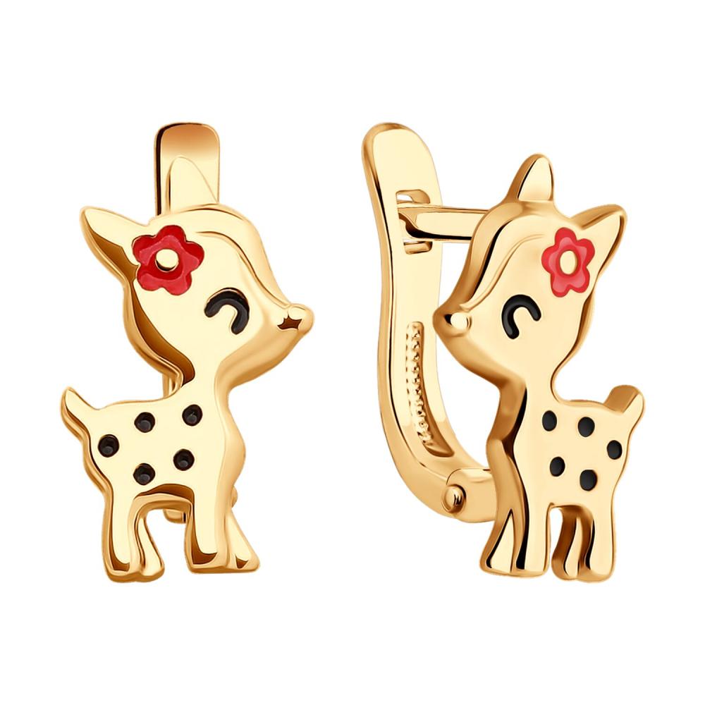 Серьги из золота 0200253