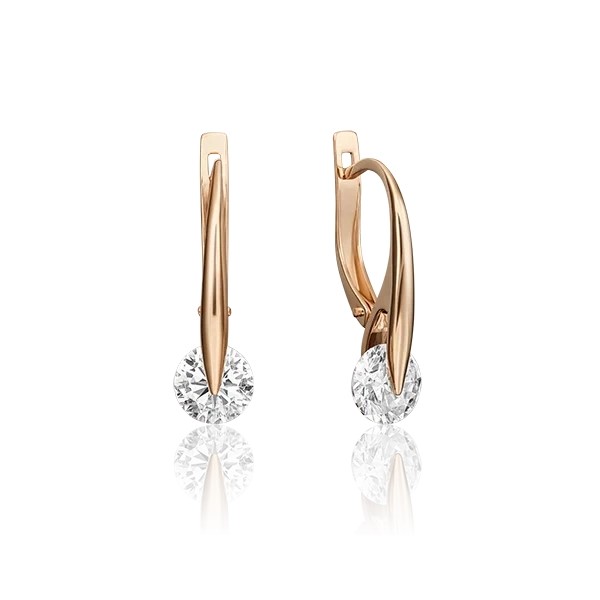 Серьги из золота 02-4568-00-501-11110-38