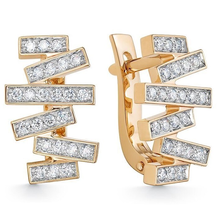 Серьги из золота 2-785-10