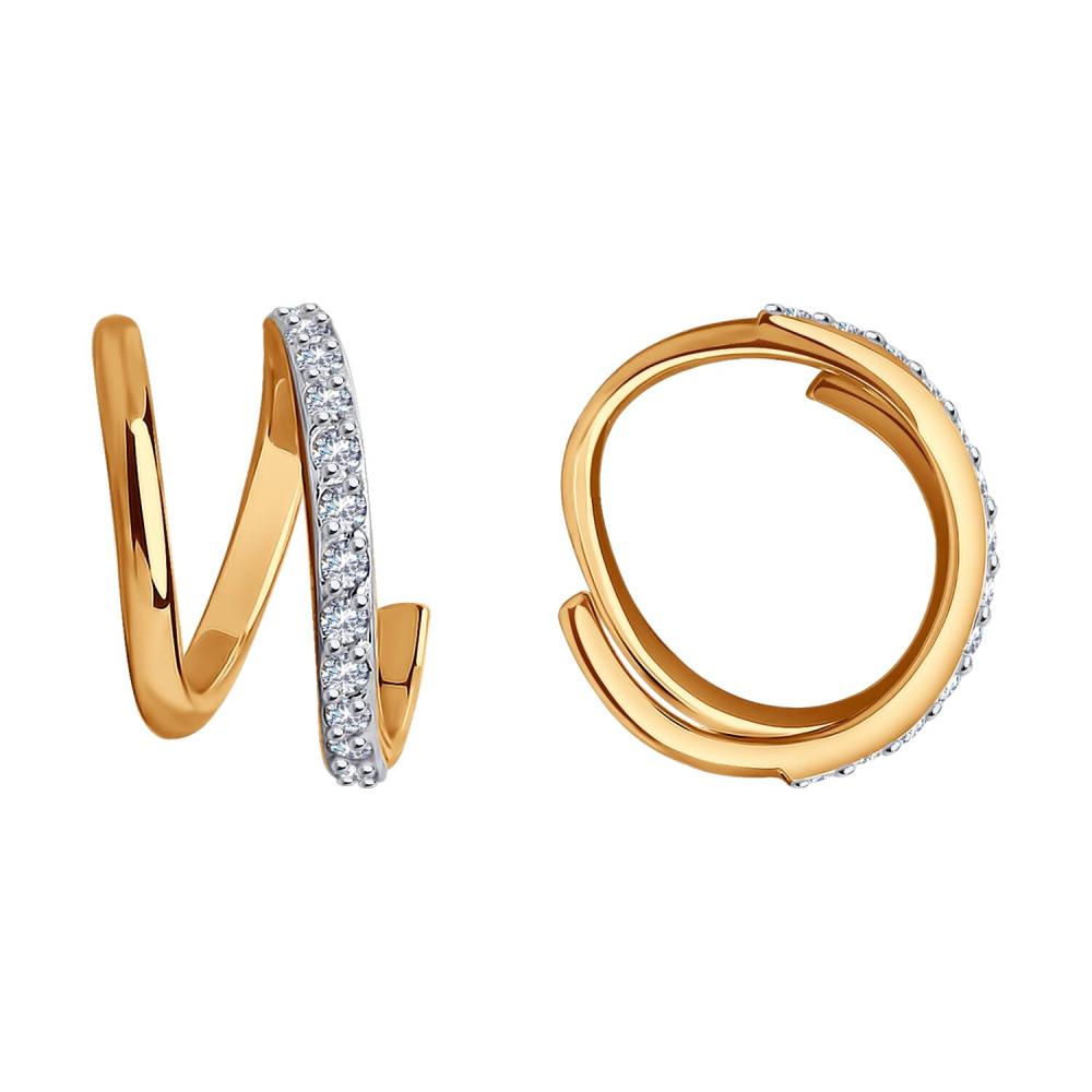 Серьги из золота 029808