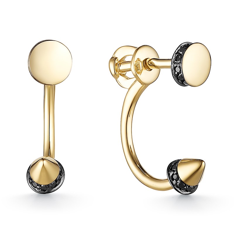 Серьги из золота с4435