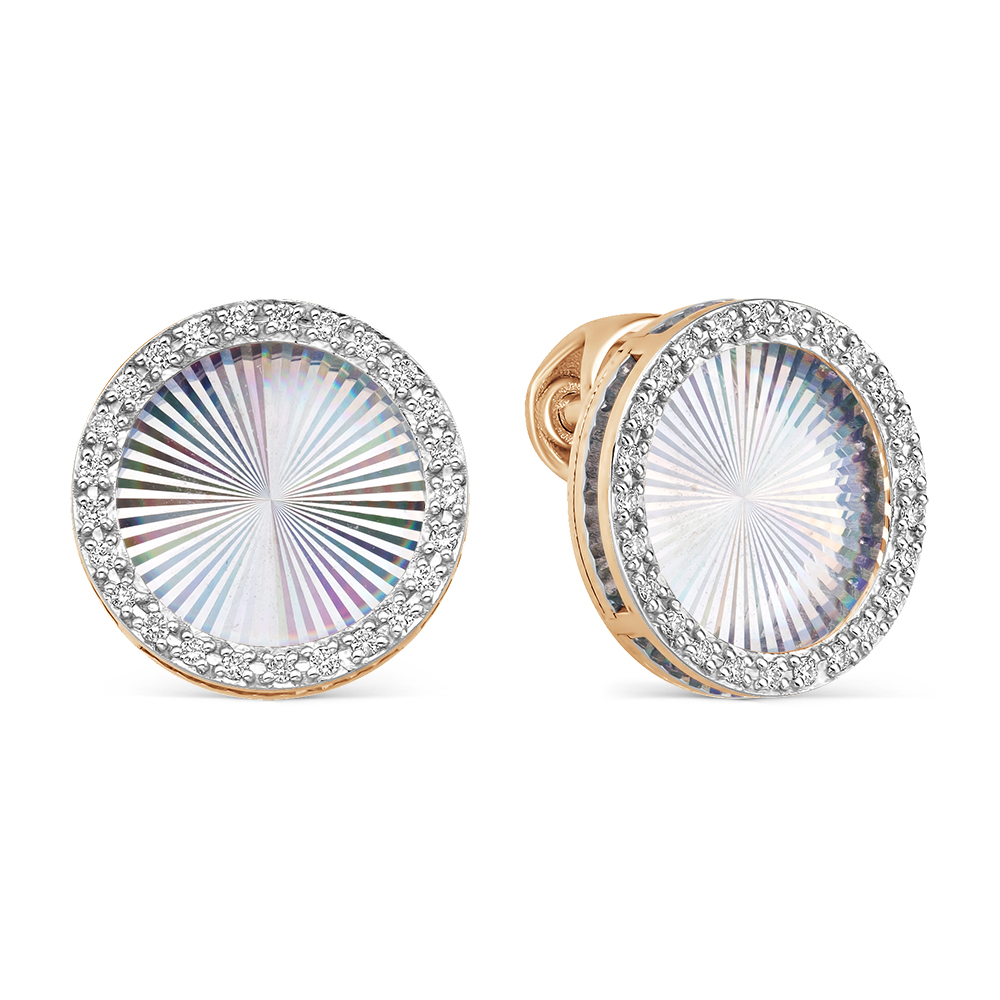 Серьги из золота С-1754-3-01