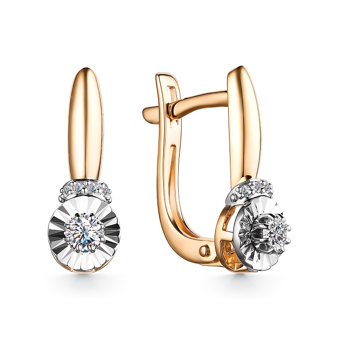 Серьги из золота 24834-100