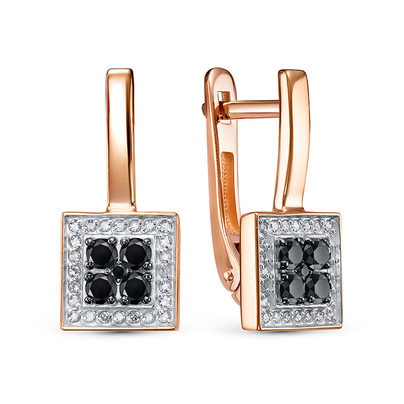 Серьги из золота БР122902