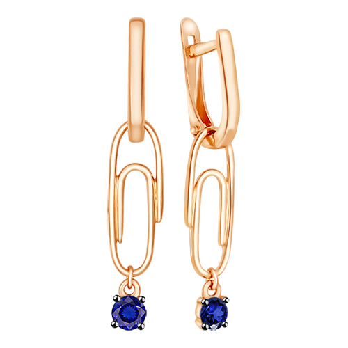 Серьги из золота 62-0089