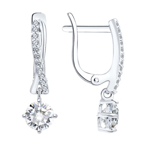 Серьги из серебра 94-121-00043-1