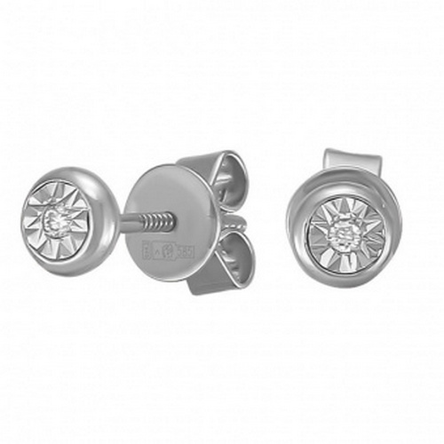 Серьги из золота E101-E45085W