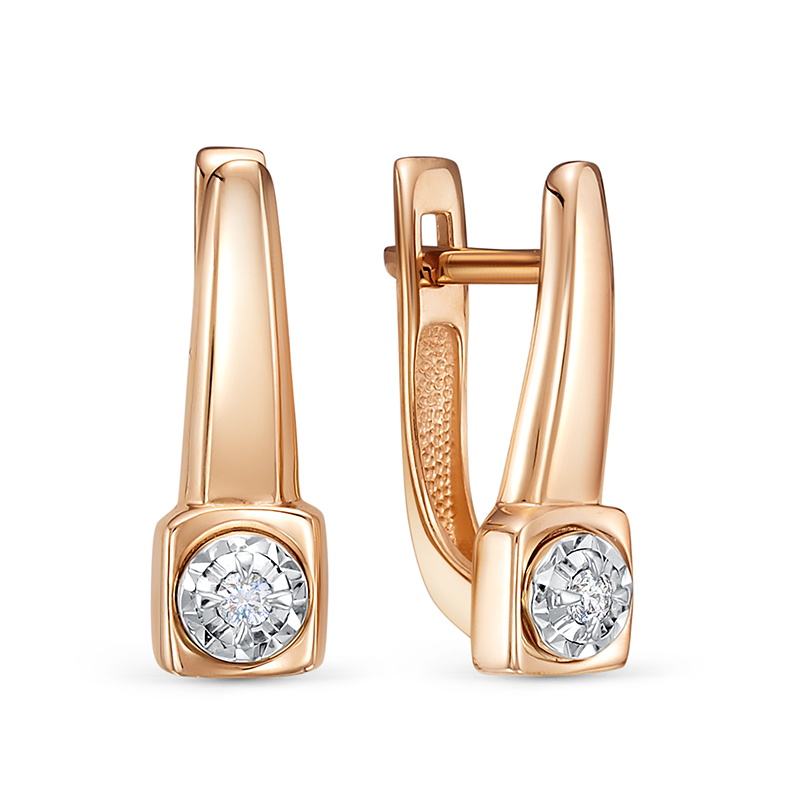 Серьги из золота БР122251