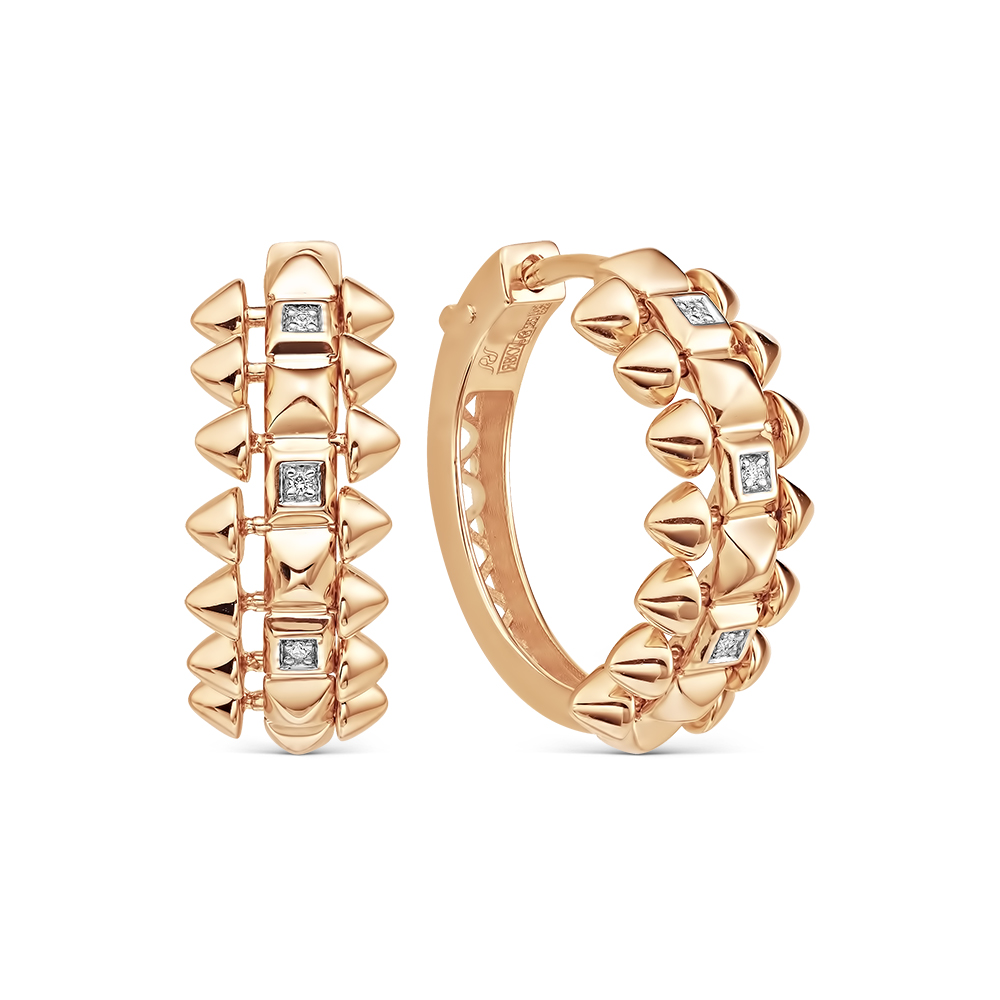 Серьги из золота С-1610-2-01