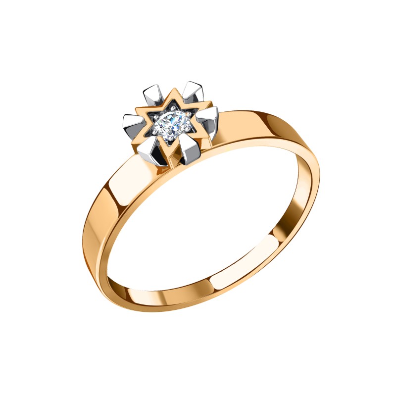 Кольцо из золота 01-118028