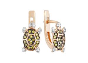 Серьги из золота С132-418М1