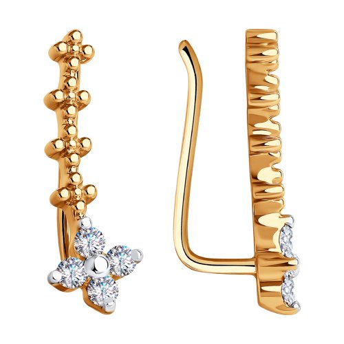 Серьги из золота 029037