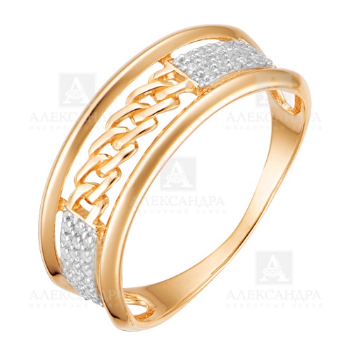 Кольцо из золота кл3722