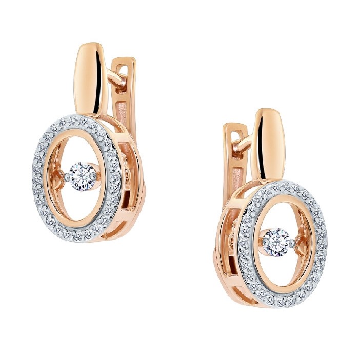 Серьги из золота 25861-100