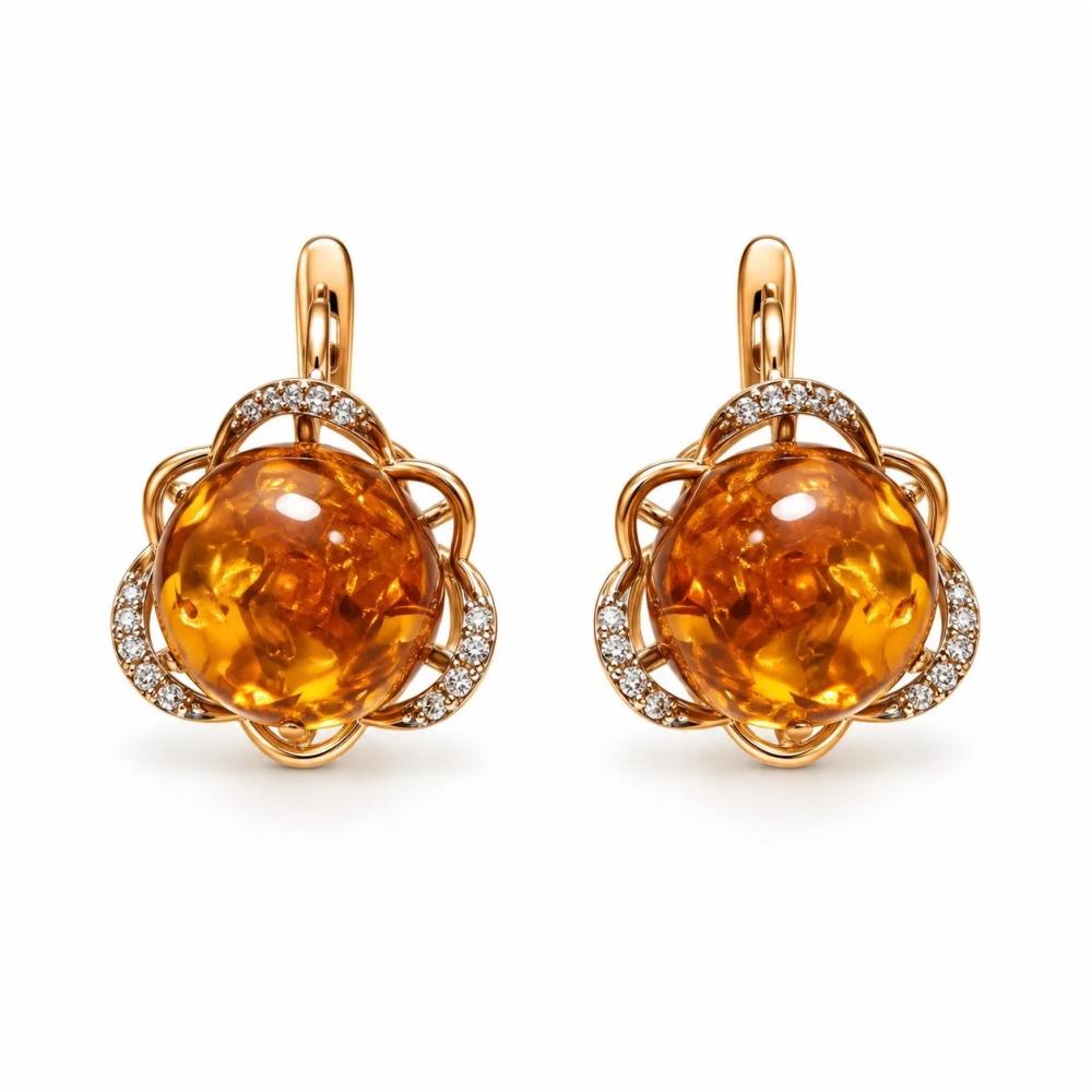 Серьги из золота 21801577