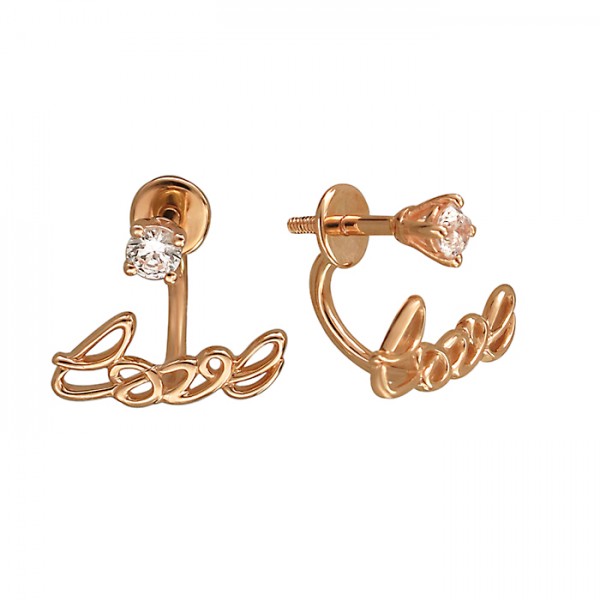 Серьги из золота 01С118141