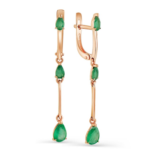 Серьги из золота 2-107-410-01